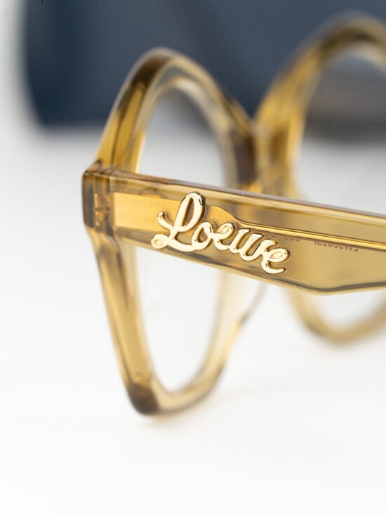 Loewe CURVY Women Eyeglasses Green Demo Butterfly LW50053I 096 NEW AUTHENTIC main image 8